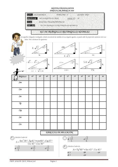 Docx Razones Trigonometricas De Angulos Notables Dokumen Tips