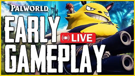 Playing PALWORLD Now - Early Access Gameplay - YouTube