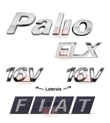 Emblemas Palio Elx V Fiat Mercadolivre