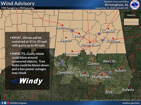 Wind Advisory Details Expect Gusts Up To 40 Mph