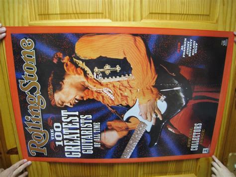 Jimi Hendrix Poster Rolling Stone Cover Greatest Guitarists Portrait Ebay