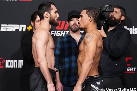 Photos Ufc Fight Night Official Weigh Ins Faceoffs Mma Underground