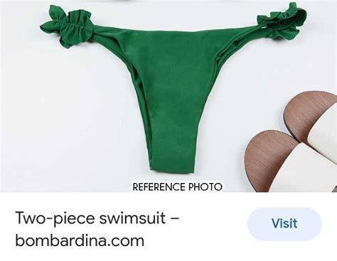 COD Lalamove SHEIN Bikini Shein Swimsuit Moss Green Bikini Bottom