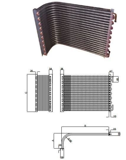 Retekool Customized Aluminum Coil Fin Evaporator For Freezer And