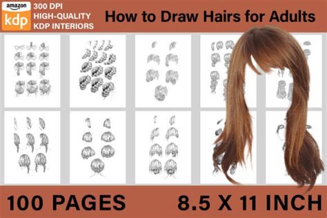 How To Draw Hairs For Adults Graphic By Breakingdots · Creative Fabrica