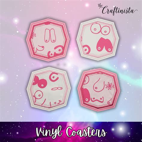 Boob Coasters Feminist Gift Body Empowerment Gift Breasts Decor Feminist Housewares Boob