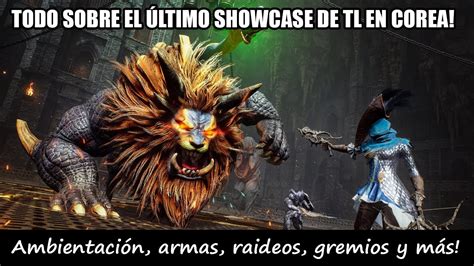 Showcase De Throne And Liberty Completo En Espa Ol Combate Clases