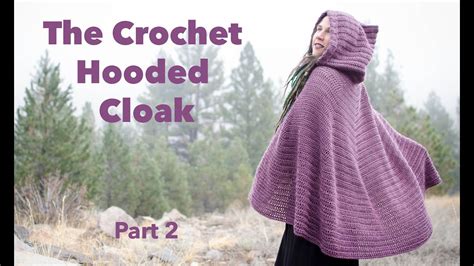 Crochet Hooded Cloak Pattern