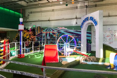 Artist Designed Mini Golf At Can Can Wonderland Wander The Map