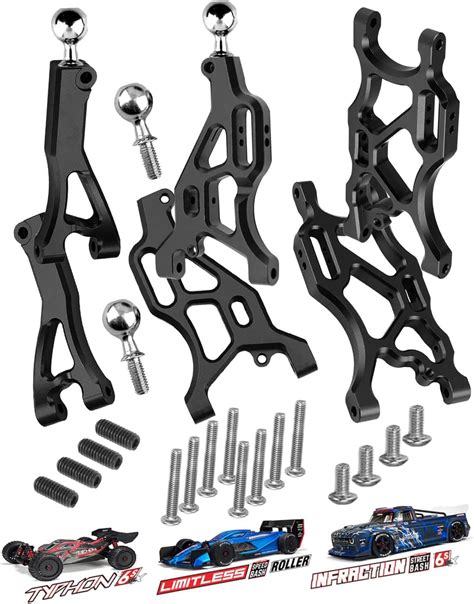 Amazon Front Rear Suspension A Arms Upgrades Part For 1 8 Arrma