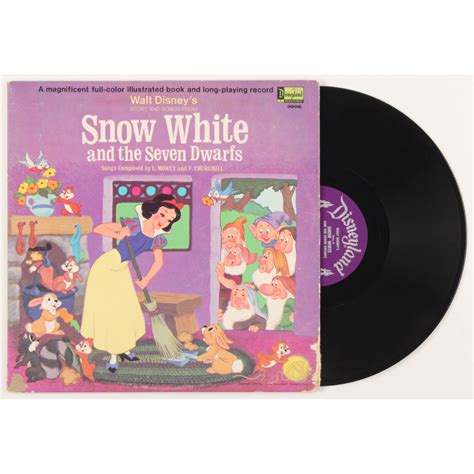 Vintage 1969 Walt Disney S Snow White And The Seven Dwarfs Vinyl Lp Record Album Pristine Auction