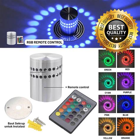 Jual Lampu Disco Rgb Led Spiral W Color Warna Warni Diskotik Untuk