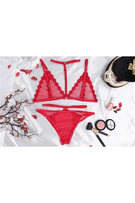 Design Show Two Piece Fancy Sexy Transparent Lingerie Set Underwear Set Trendyol