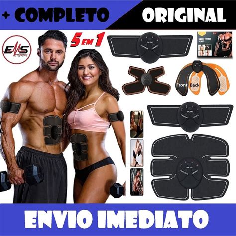 Tonificador Muscular Em Completo Estimulador El Trico Abdominal