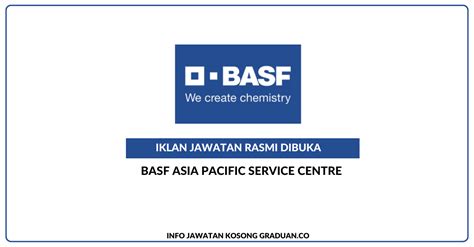 Permohonan Jawatan Kosong Basf Asia Pacific Service Centre Portal