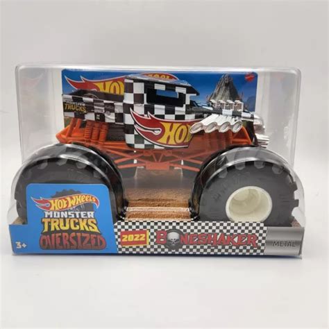 HOT WHEELS MONSTER Trucks 1 24 Oversized Boneshaker New 2022 Jam EUR 28 25 PicClick FR