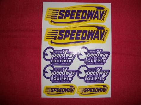 Speedway Motors Sticker Decal Ebay