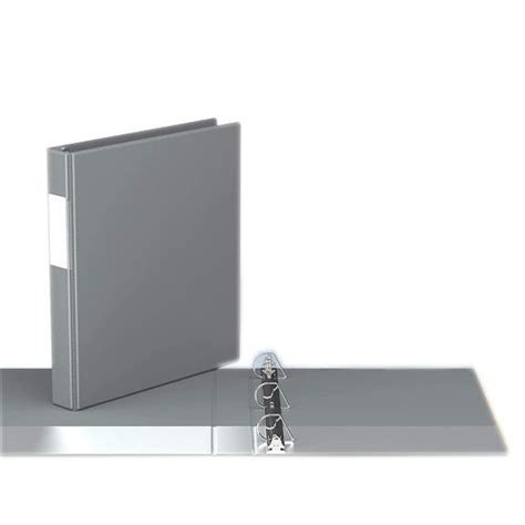 Grey Letter Size Premium Economy Angle D Ring Binders 6pack Binding101