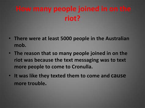 Ppt How Did The 2005 Cronulla Riots Shape The Australian Identity