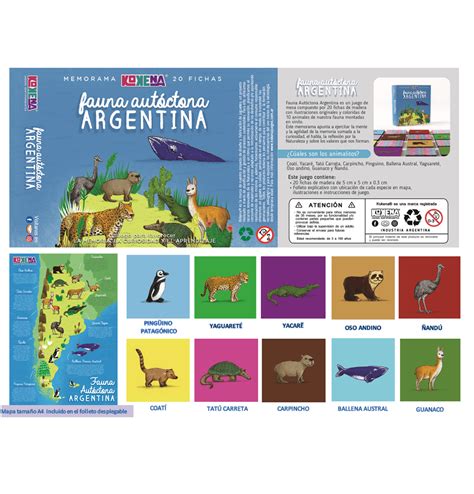 Memorama Fauna Aut Ctona Argentina Fichas