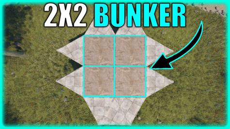 The Greatest 2x2 Solo Duo Trio Bunker Base Design Rust 2022 Youtube