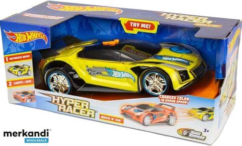 Hot Wheels Hyper Racer Quick N Sik With Light And Sound 13x31cm Germany New The Wholesale