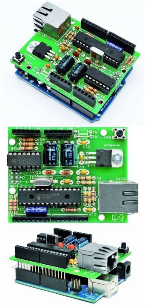 Enc28j60 Ethernet Module Schematic Schematic Ethernet Arduin