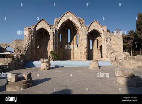 old town rodos Stock Photo - Alamy