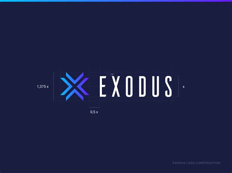 Exodus logo by Michael Čečetka for Exodus Design on Dribbble