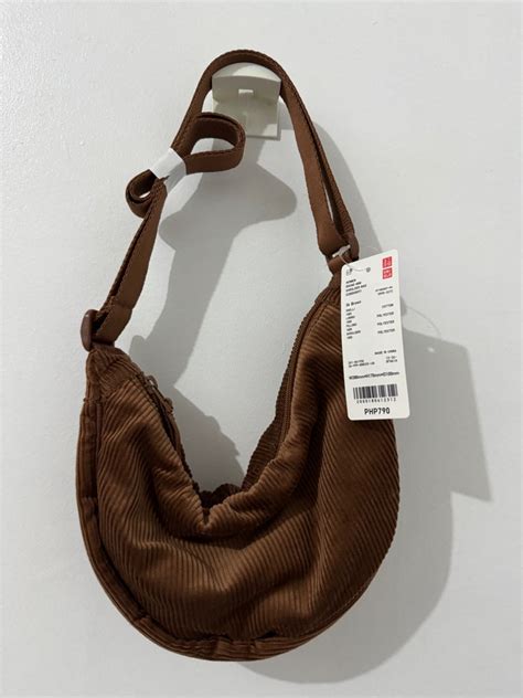 Uniqlo Corduroy Sling Bag Womens Fashion Bags And Wallets Cross Body