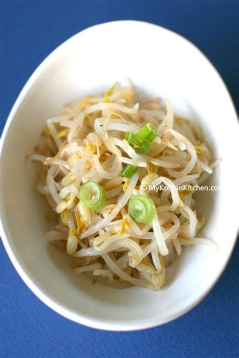 Korean Style Seasoned Mung Bean Sprouts Salad Sukju Namul Muchim My