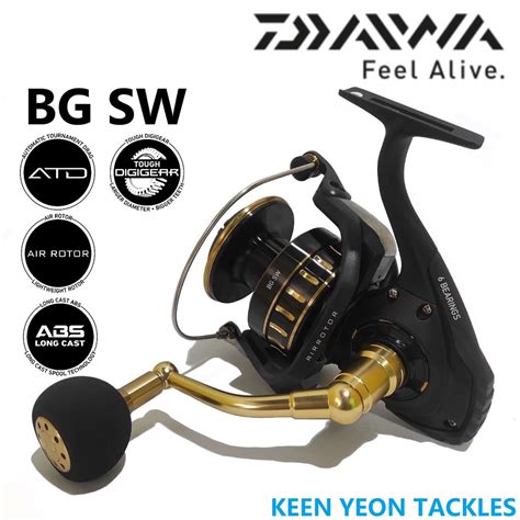 Daiwa Bg Sw Fishing Reel Spinning Shopee Malaysia