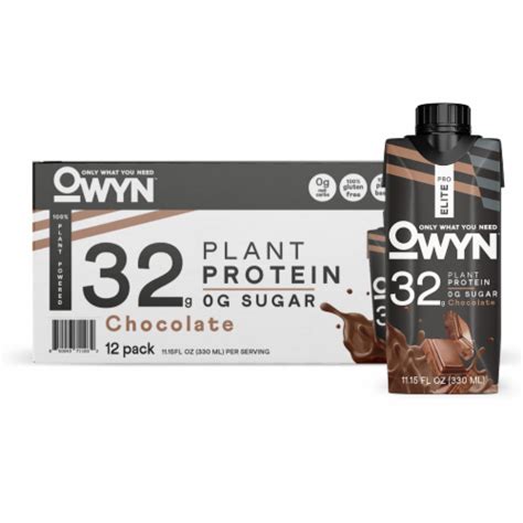 Owyn Chocolate Plant Protein Shakes Pk Fl Oz Kroger