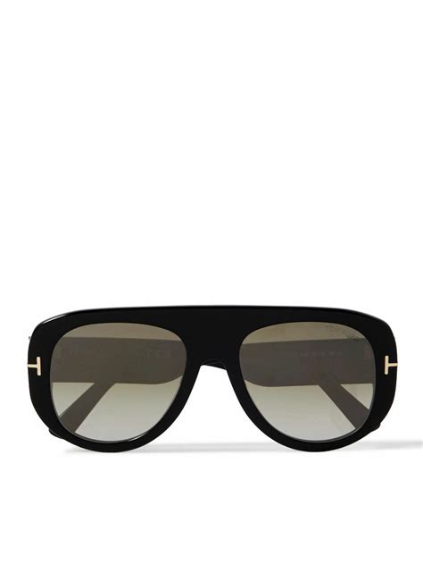 TOM FORD - Cecil Aviator-Style Acetate Sunglasses TOM FORD