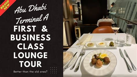 Guided Tour Inside Etihads New First Business Class Lounges Abu