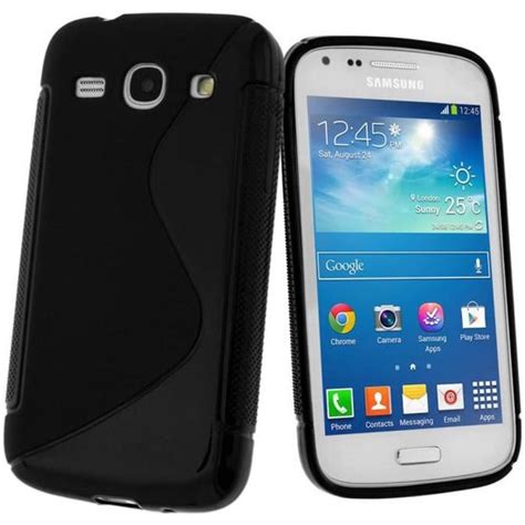 Coque Silicone Gel Noir Samsung Galaxy Core Plus Cdiscount T L Phonie