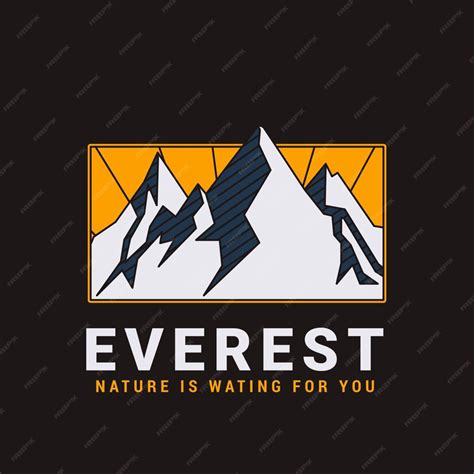 Diseño De Logo De Everest Dibujado A Mano Vector Gratis