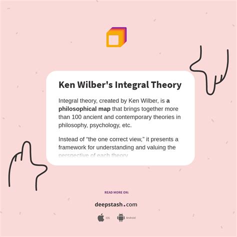 Ken Wilbers Integral Theory Deepstash