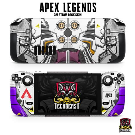 M Steam Deck Apex Legends Skin Custom Mecha Wrap Vinyl Sd Techbeast