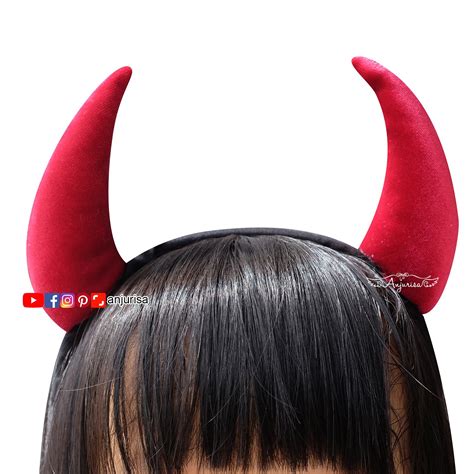 Diy Horns Demon How To Make Devil Horns Headband For Halloween Costumes