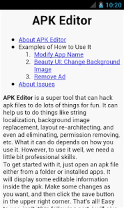 下载 APK Editor APK 1.9.0 Android 版 - Filehippo.com