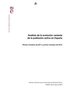 Análisis de la evolución reciente de la población activa an 225