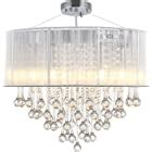 Dixun Modern Crystal Chandeliers Led Chandelier Dining Room Bedroom