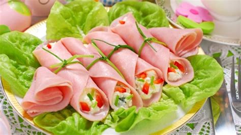 Cena sin culpas con estos deliciosos rollitos de jamón con verduras