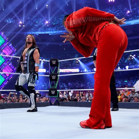 Aj Styles Vs Shinsuke Nakamura Wwe Championship Match Photos Wwe