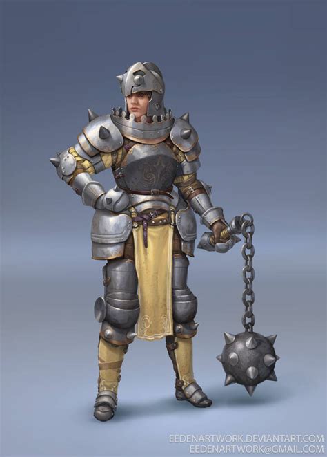 Heavy Armor Knight by Jaan-Paul van Eeden : r/ReasonableFantasy