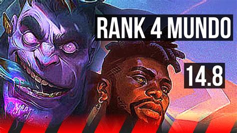 DR MUNDO Vs K SANTE TOP Rank 4 Mundo 5 1 3 900 Games EUW