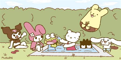 Sanrio Pool Party By Muska6416 On Deviantart