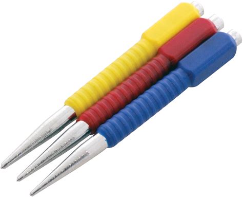 3pc Colour Coded Centre Punch Set Amtech