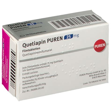 Quetiapin Puren Mg St Mit Dem E Rezept Kaufen Shop Apotheke